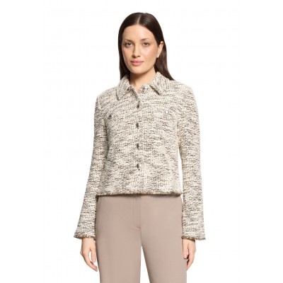 Betty Barclay - 4407 1135 1807 Warm wit zwart stretch jasje.